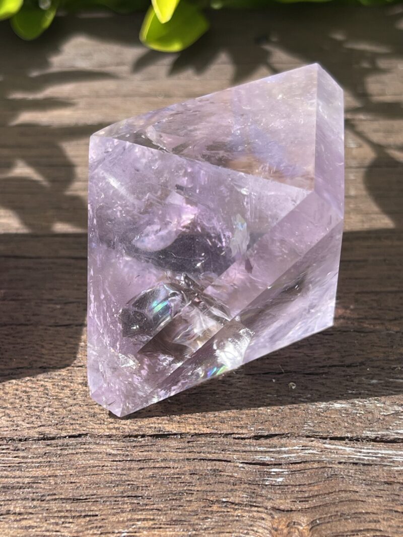 Rainbow Amethyst Elemental Sacred Geometry Set (4 Pieces)