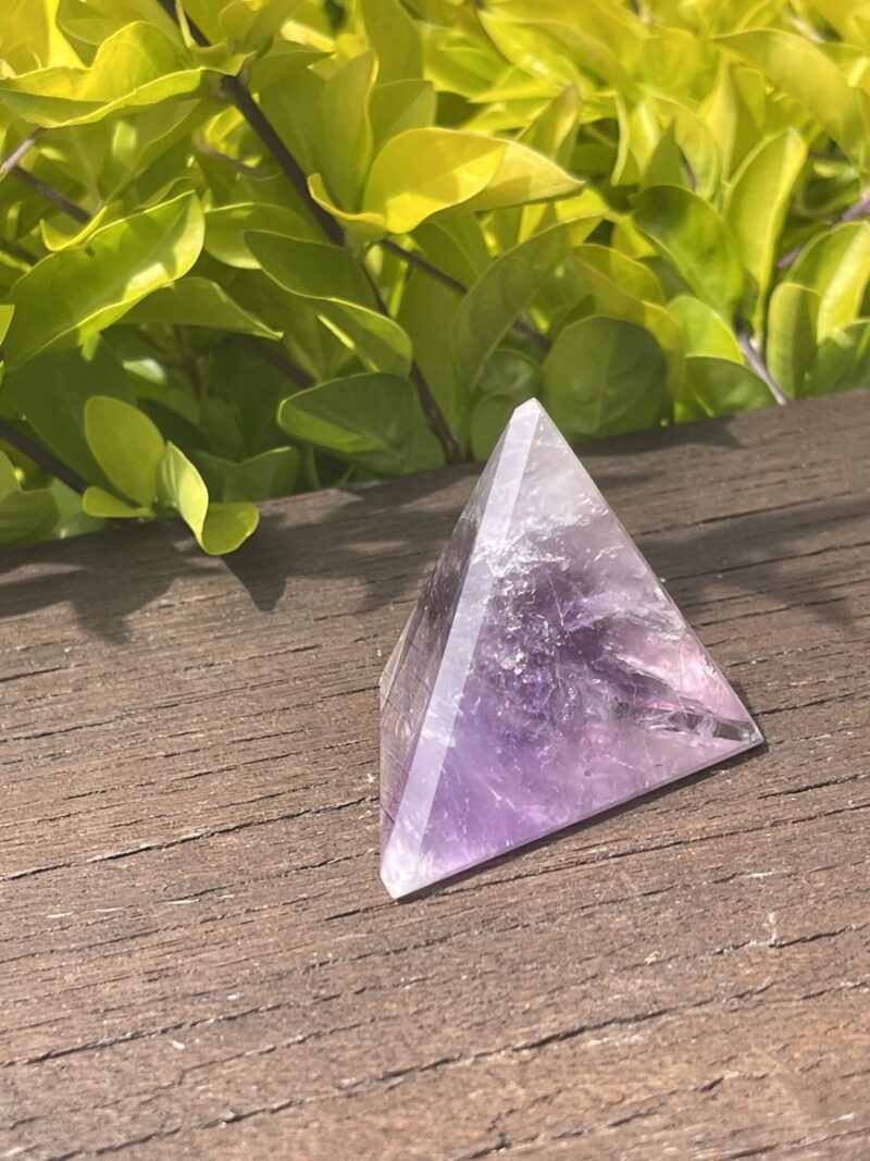 Ignite Transformation: Amethyst Tetrahedron 72g