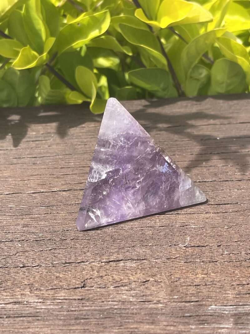 Ignite Transformation: Amethyst Tetrahedron 72g