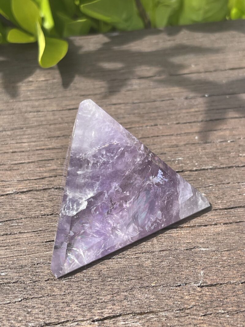 Ignite Transformation: Amethyst Tetrahedron 72g