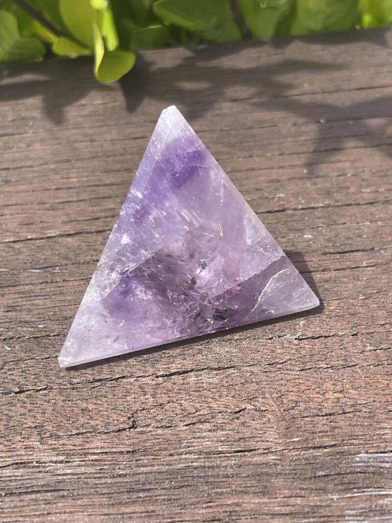 Ignite Transformation: Amethyst Tetrahedron 72g