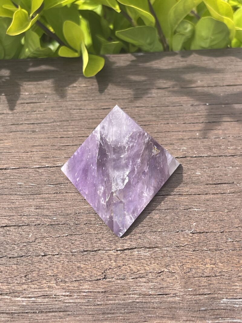 Ignite Transformation: Amethyst Tetrahedron 72g