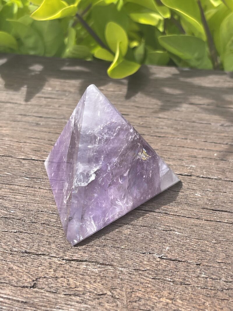 Ignite Transformation: Amethyst Tetrahedron 72g