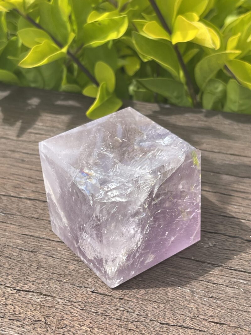 Grounding Serenity: Amethyst Cube 287g